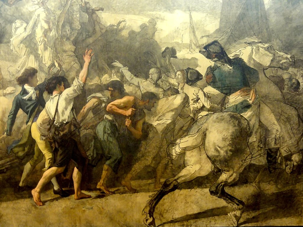 Arruolamento di volontari del 1792 - Musée départemental de l'Oise, Beauvais, dettaglio 2